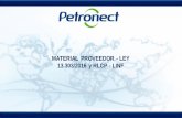 MATERIAL PROVEEDOR - LEY 13.303/2016 y RLCP - LINF