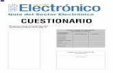 Guía del Sector Electrónico CUESTIONARIO