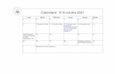 Calendario K°A octubre 2021 - cnsa.cl
