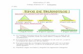 Matemática 2° año Trabajo Práctico N° 1 Triángulos