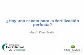 ¿Hay una receta para la fertilización perfecta?