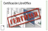 Certificación LibreOffice