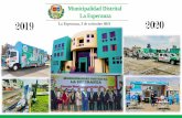 Municipalidad Distrital La Esperanza 2019 2020