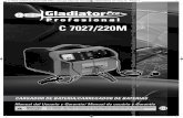 C 7027-220M GLADIATOR PRO manual Manual Gladiator