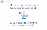 Formación del Transporte y la Logística El transportista ...
