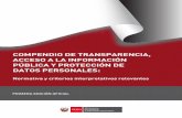 COMPENDIO DE TRANSPARENCIA, ACCESO A LA INFORMACIÓN ...