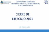 CIERRE DE EJERCICIO 2021
