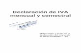 Declaración de IVA mensual y semestral