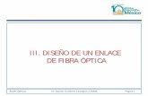 III. DISEÑO DE UN ENLACE DE FIBRA ÓPTICA