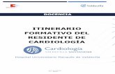 ITINERARIO FORMATIVO DEL RESIDENTE DE CARDIOLOGÍA