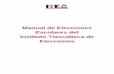 Manual de Elecciones Escolares del Instituto Tlaxcalteca ...
