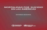 MORTALIDAD POR SUICIDIO EN LAS AMÉRICAS