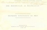 DE ARAUCA A NUNCHIA. CAMPANA LIBERTADORA DE 1819
