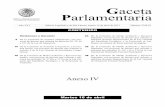 16 abr anexo IV - Gaceta Parlamentaria, Cámara de Diputados
