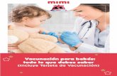 Vacunacion para bebes: todo lo que debes saber