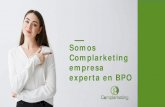Somos Complarketing empresa experta en BPO