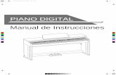 PIANO DIGITAL Manual de Instrucciones