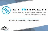 AVANTI 3.0 (Batería 72V40Ah) MANUAL DE GARANTÍA Y ...