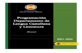 Programación Departamento Lengua Castellana y Literatura ...