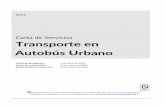 Carta de Servicios de Transporte autobús Urbano