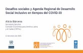 Desafíos sociales y Agenda Regional de Desarrollo Social ...