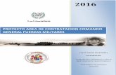 PROYECTO AREA DE CONTRATACION FUERZAS MILITARES