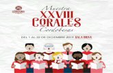 XXVIII Muestra de Corales Cordobesas. 2019. Programa General