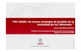 “ISO 22000: Un nuevo concepto de gestión de la inocuidad ...