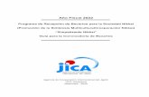 Año Fiscal 2022 - JICA