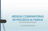 MEDIDAS CONMINATORIAS EN PROCESOS de FAMILIA