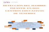 DETECCIÓN DEL HAMBRE INFANTIL EN DOS CENTROS EDUCATIVOS DE ...