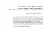 América Latina, fin de siglo: Consolidación democrática ...