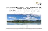 ESTUDIO DE IMPACTO AMBIENTAL SIMPLIFICADO OBRA: Eco …