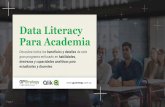 Data Literacy Para Academia