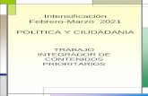 Intensificación Febrero-Marzo 2021 POLÍTICA Y CIUDADANIA