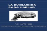LA EVOLUCIÓN PARA HABLAR - WordPress.com