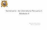 Seminario de Literatura Peruana I- Módulo II