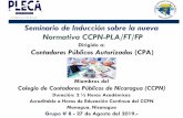 Seminario de Inducción sobre la nueva Normativa CCPN-PLA/FT/FP