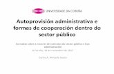 Autoprovisión administrativa e formas de cooperación ...