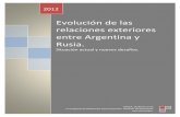 Evolución de las relaciones exteriores entre Argentina y ...