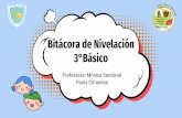 Bitácora Tecnología 3°Básico - escuelablascanas.cl