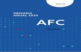 MEMORIA ANUAL 2020 AFC