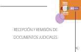 RECEPCIÓN Y REMISIÓN DE DOCUMENTOS JUDICIALES.