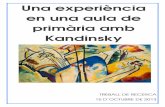 Una experiència en una aula de primària amb Kandinsky