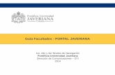 Guía Facultades - PORTAL JAVERIANA
