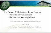 La Salud Pública en la reforma Vacíos persistentes Retos ...