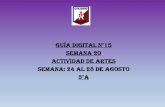 Guía digital n°15 SEMANA 20 Actividad de artes Semana: 24 ...