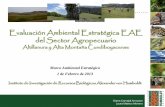 Evaluación Ambiental Estratégica EAE del Sector Agropecuario