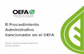 El Procedimiento Administrativo Sancionador en el OEFA