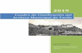 Cuadro de Clasificación del Archivo Municipal de Tarifa